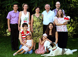 Peter Götz und seine Familie